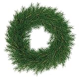 ホワイエ 造花 TNグリーンリースφ46cm 6e50032