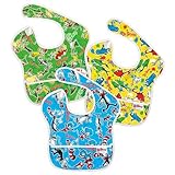 Bumkins　防水よだれかけ 3枚セット☆ (アニマル)　【並行輸入品】