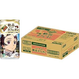 (鬼滅の刃コラボ)ダイドーブレンド 絶品カフェオレ 185g ×30本