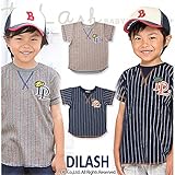 (ディラッシュ) DILASH初夏'16/ベースボール半袖Ｔシャツ 110 グレー