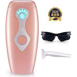 2020新販売 脱毛器 レーザー脱毛器 永久脱毛 IPL光脱毛器 光美容器 髭 脱毛 VIO対応 光エステ フラッシュ式 自動フラッシュ 50万発照射 5段階調整可能 安全便利 全身用 男女兼用