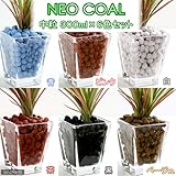 パッケージなし ネオコール 中粒 300mL×6色セット(黒・ベージュ・ピンク・茶・白・青)