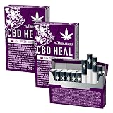 CBD HEAL The Third IZUMI ニコチンゼロ 誘導加熱式デバイス イルマ対応 禁煙グッズ 加熱式 禁煙補助 メンソール 禁煙サポート 電子タバコ タール ニコチン0 禁煙サポート用品 (クイーンブルーベリー, 3箱)