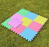 ZUMZ NEW 9 PC KIDS CHILDRENS BABY EVA PUZZLE INTERLOCKING SOFT FOAM ACTIVITY PLAY MAT SET TILES FLOO