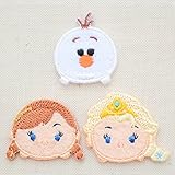 シールワッペン ディズニーツムツム  アナと雪の女王 オラフ・アナ・エルサ(3枚組) MY5002-MY373