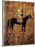 Jason Giacopelliプレミアムシックラップキャンバス壁アート印刷題名Horse and Hare Tavern 30" x 40" 2400923_24_30x40_none