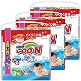 【ケース販売】グーン やわらかフィットパンツ Sサイズ(5~9ｋｇ) 76枚×3個 (228枚)