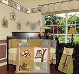 SISI Baby Bedding - Forest Friends 15 PCS Crib Bedding Set by Sisi