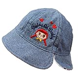 ベビー帽 赤ちゃん帽子 ベビーハット 女の子 リバーシブル お出掛け帽 DaddyOhDaddy ダディオダディ - ネイビー/46cm