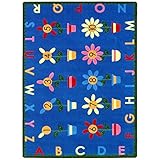 Joy Carpets Kid Essentials Early Childhood Petal Pushers Rug Multicolored 10'9 x 13'2 [並行輸入品]