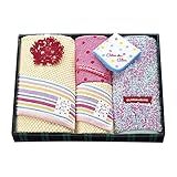 日繊商工 OLIVEdesOLIVE home ミニョン (バス・フェイス2枚・タオルチーフ・バスマット・コースター) ピンク OD-4091