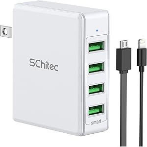 USB 充電器 急速 充電 PSE認証 4ポート 折りたたみ式 スマホ タブレット 海外 旅行 充電器 iPhone iPad Xperia Samsung Galaxy なと対応