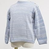 Selana ベビー 長袖 サマーニット サイズ 92 (90-95) ライトブルー