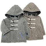 【アウトレット】 La Chiave ダッフルコート(80～130cm) キムラタンの子供服 チャコール 80 ( 53357x53557-144 )