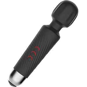 AndFun ハンディマッサージャー コードレス 電動 マッサージ器 小型 強力 静音 防水 USB充電式 シリコン製…