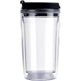 Amazon サードウェーブ 透明フタ付 ステンレス タンブラー クリア 370ml 二重構造 保冷 保温 タンブラーグラス オンライン通販