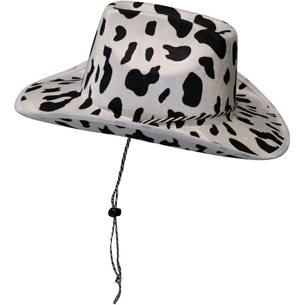 Cowboy Hat – Fun Cow Print Hat – Unisex 
