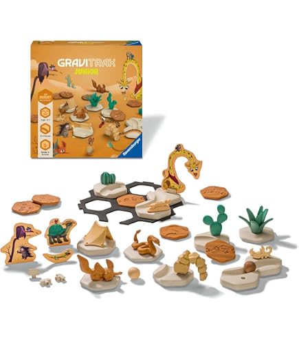 Ravensburger GraviTrax Junior Starter-Set L Dino – Pista A Gravità Con Dinosauri Per Bambini
