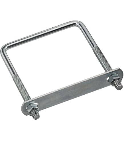 304 Stainless Steel Square U-Bolts 1.57" (40mm) Inner Width