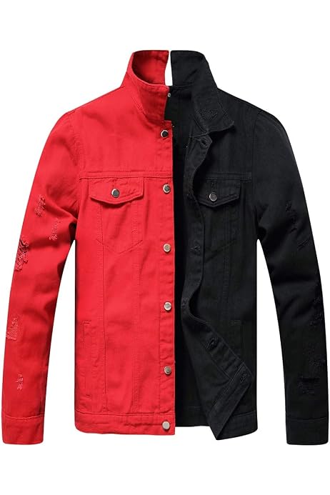 Classic Ripped Slim Denim Jacket 