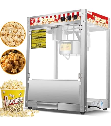 業務用ポップコーンメーカー本体＋針金付ポップコーン袋195枚