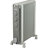 デロンギ(De'Longhi) ヴェルティカルド オイルヒーター [10~13畳用] セロ風暖房 シダーグレー RHJ21F1015-LG