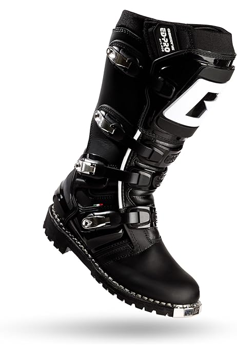 Amazon.co.jp: [LEATT] MXブーツ 22 3.5ブーツ ブラック レース 