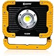 グッド・グッズ 20W LED 充電式 投光器 作業灯 2500LM IP65 防水 スマホ充電 昼白色 超高輝 携帯型 角度調整機可 電池残量表示ランプ 災害グッズ 登山 屋外照明 ワークライト 工事用 灯光器 外灯 屋外用 野外 看板灯 集魚灯 
