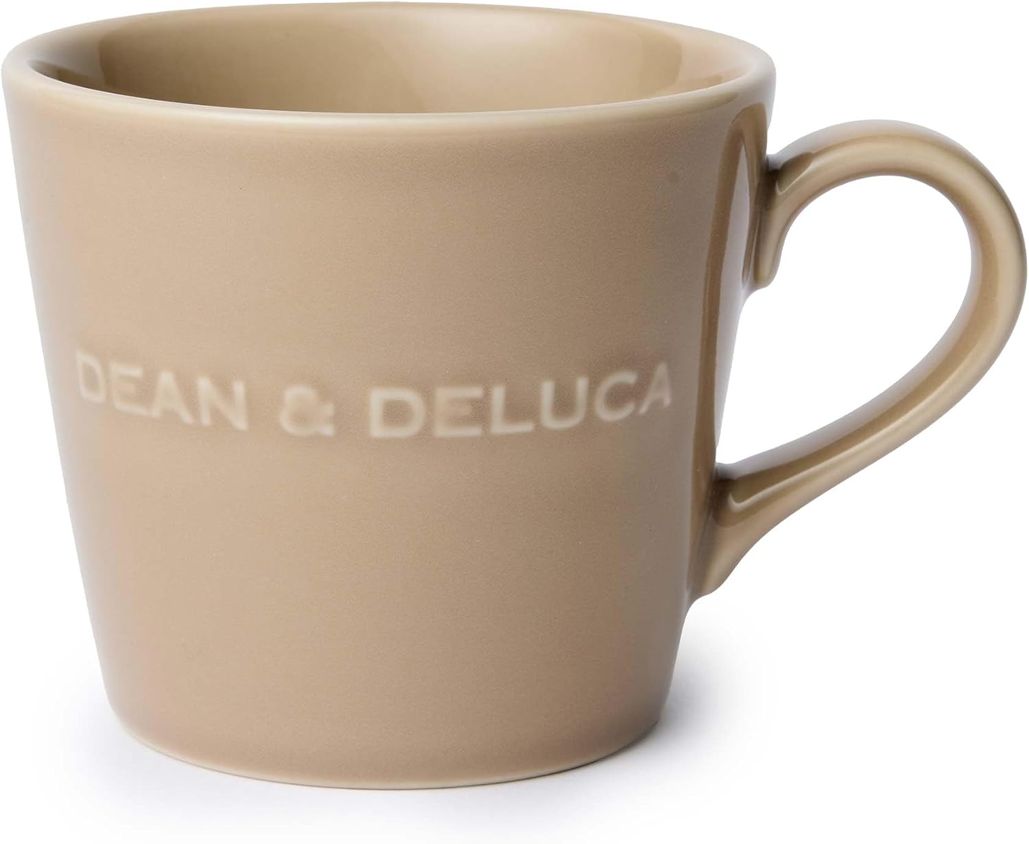 DEAN & DELUCA(ディーンアンドデルーカ) モーニングマグアーモンドベージュ マグカップ レンジ可 食洗器可 食器 コーヒー ティー 9.5x13x8.5cm