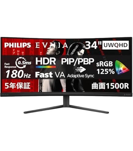 Amazon.co.jp: PHILIPS モニターディスプレイ 326M6VJRMB/11(31.5 