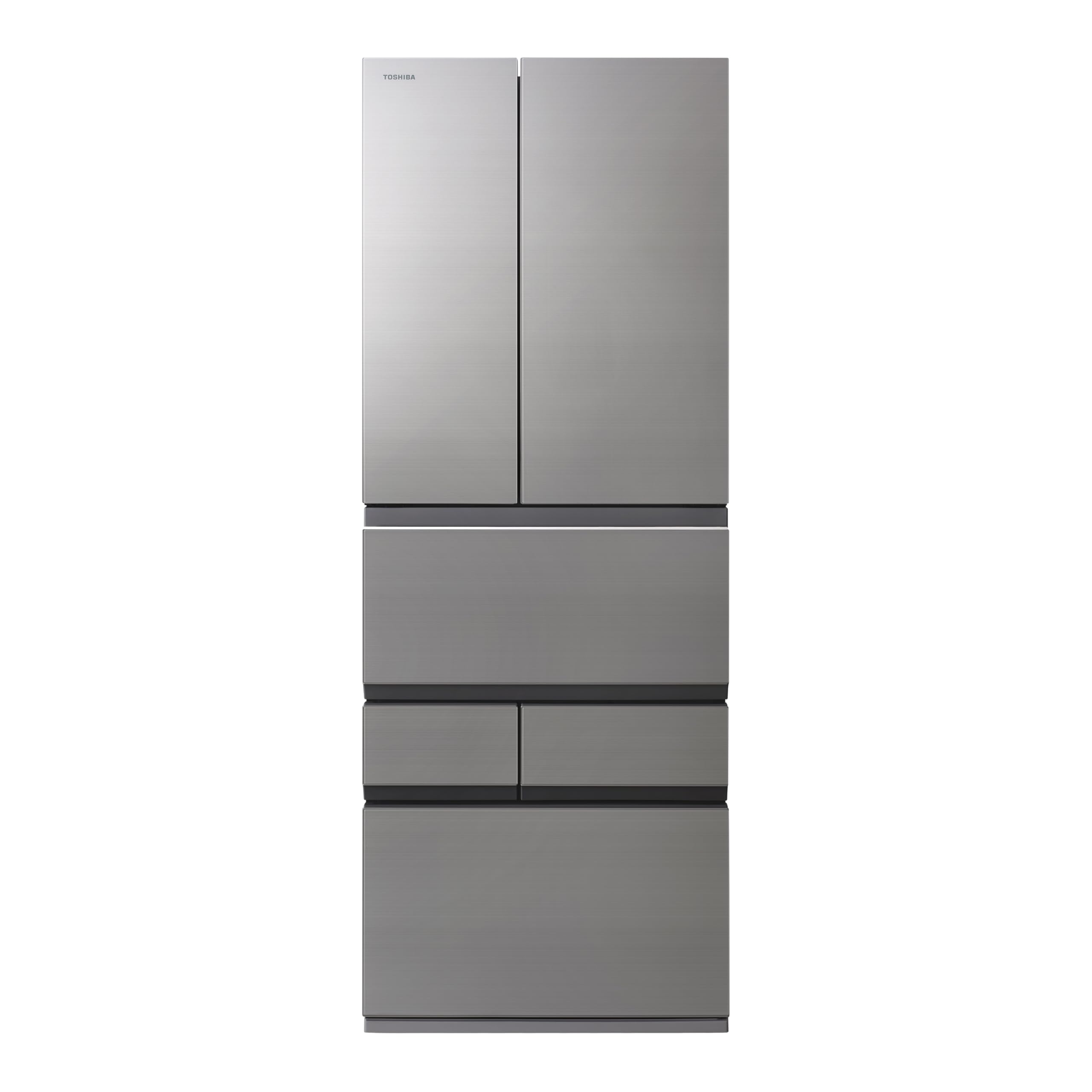 TOSHIBA(東芝) 冷蔵庫 幅68.5㎝ 551L フレンチドア GR-Y550FZ(ZH) アッシュグレージュ | もっと潤う摘みたて野菜室 ミストチャージユニット 氷結晶チルド タッチオープンドア スマホ連携 自動製氷 マジック大容量 202