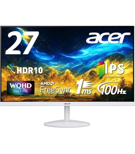 Amazon.co.jp: Acer モニター ディスプレイ OmegaLine RC271Usmidpx  