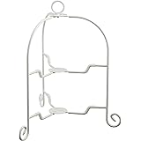 青芳 CASUAL PRODUCT ドルチェ フォールダブルケーキスタンド2段 WH 018176 ホワイト アフタヌーンティースタンド ヌン活 折りたたみ 省スペース プレートスタンド カフェ ティースタンド