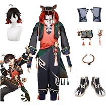 Amazon.co.jp: 原神 嘉明 ガミン コスプレ衣装 げんしん 制服 ウィッグ 