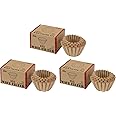 【Amazon.co.jp 限定】 カリタ(Kalita) ウェーブフィルター 155 (50P) ブラウン 3個セット