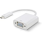USB C ➞ VGA変換アダプタ Type C(Thunderbolt 3 互換) ディスプレイアダプタ 1080P @60Hz HD携带型 タイプc VGA変換コネクタ Windows 10/8.1/8/7/Vista/XP & MAC OS対応