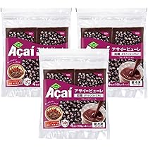 Amazon | フルッタフルッタ アサイー ピューレ 加糖 【冷凍便】ガラナ 