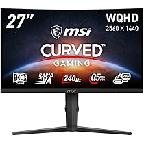 Amazon.co.jp: MSI 湾曲ゲーミングモニター MPG 275CQRXF 27インチ 