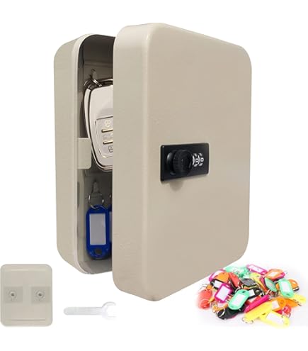 Amazon.co.jp: ライオン事務器 キーボックス 壁掛 No.80KB 2面 80個掛  