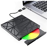 【2021最新型】外付け DVDドライブ 外付け 【進化バージョン USB3.0】 DVDドライブ 外付け CD/DVD ドライブ ポータブル USB3.0 USB2.0 対応 DVD/CD/VCD ドライブ ディスク DVD プレイヤー 外付け 静