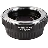 K&F Concept レンズマウントアダプター KF-NFK (ニコンFマウントレンズ → ペンタックスKマウント変換)