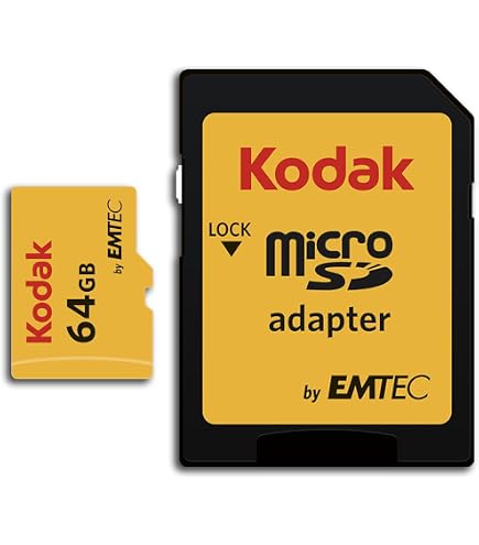 Amazon | Emtec Kodak SDカード 256GB UHS-I U3 V30 Ultra - 最大 
