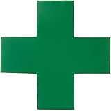 Amazon ユニット 緑十字ステッカー 1 1mm Ppステッカー 安全標識 産業 研究開発用品 通販