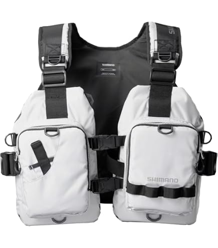Amazon | シマノ(SHIMANO) デタッチャブルアクトベスト VF-046V グレー 
