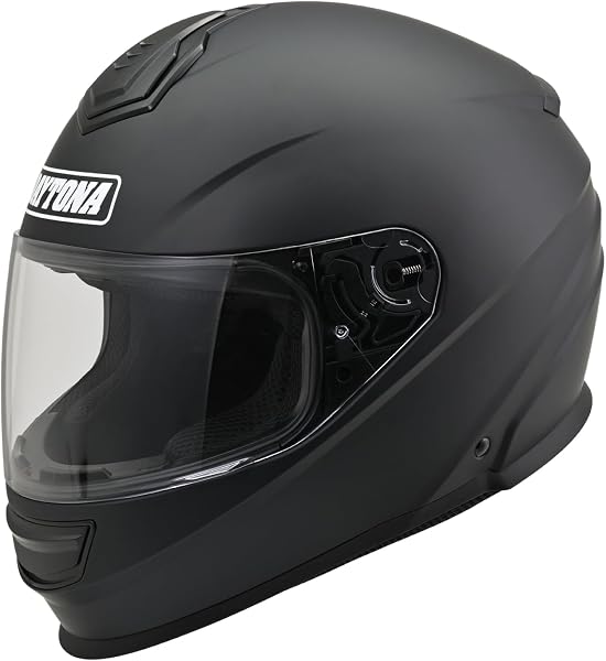 Daytona DN-003NM 46525 Full-Face Flip-Up Motorcycle Helmet, SG Standard, ABS Plastic + Polycarbonate (PC), Pinlock Sheet Included, Speaker Hole, Gear, XL Size: 24 - 24.4 in (61 - 62 cm), Matte Black - 1