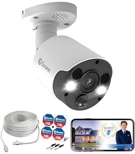 Amazon.co.jp: 日本正規代理店品 Swann 4K WiFiカメラ フラッシュ 