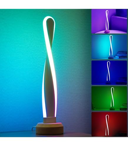 Lampada Da Tavolo LED Smiley RGB - Reality Leuchten R52641106 - Cambia Colore, 3.2W, Metallizzata - 4