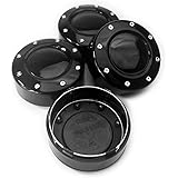 ホイールセンターキャップ 外径 102mm 内径 95mm 4個セット ABS ハブキャップ ブラック シンプル