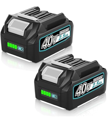 Amazon.co.jp: VANKO 互換 マキタ 40v バッテリー BL4025 2.5Ah 2個 
