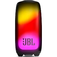 JBL PULSE 5 Bluetoothスピーカー USB C充電/IP67防塵防水/マルチカラーLED搭載/同軸2wayスピーカー ブラック JBLPULSE5BLK